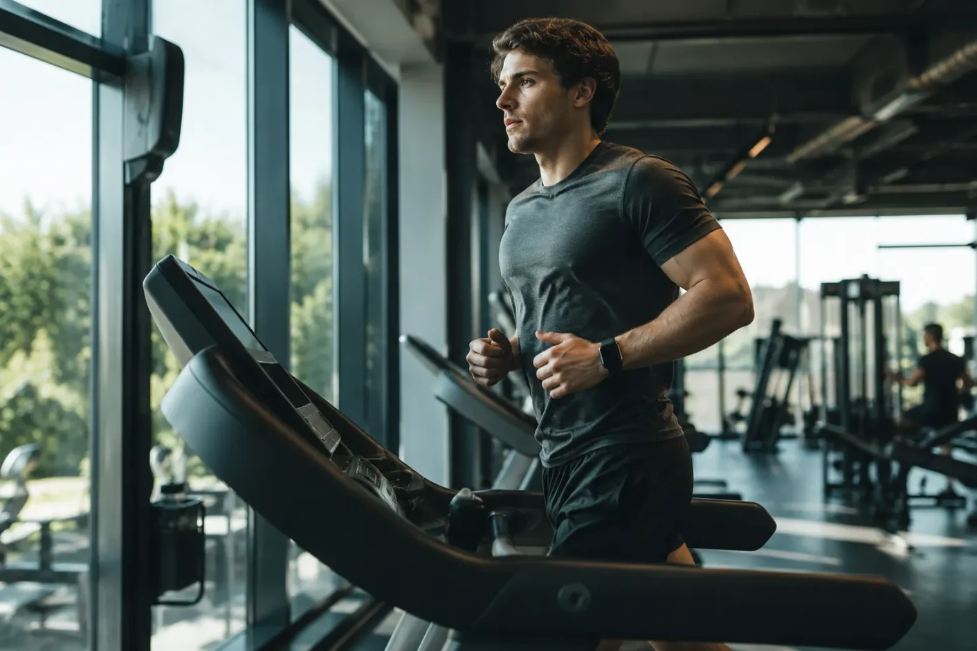 Zone 2 training for lifters on an incline treadmill at a conversational pace